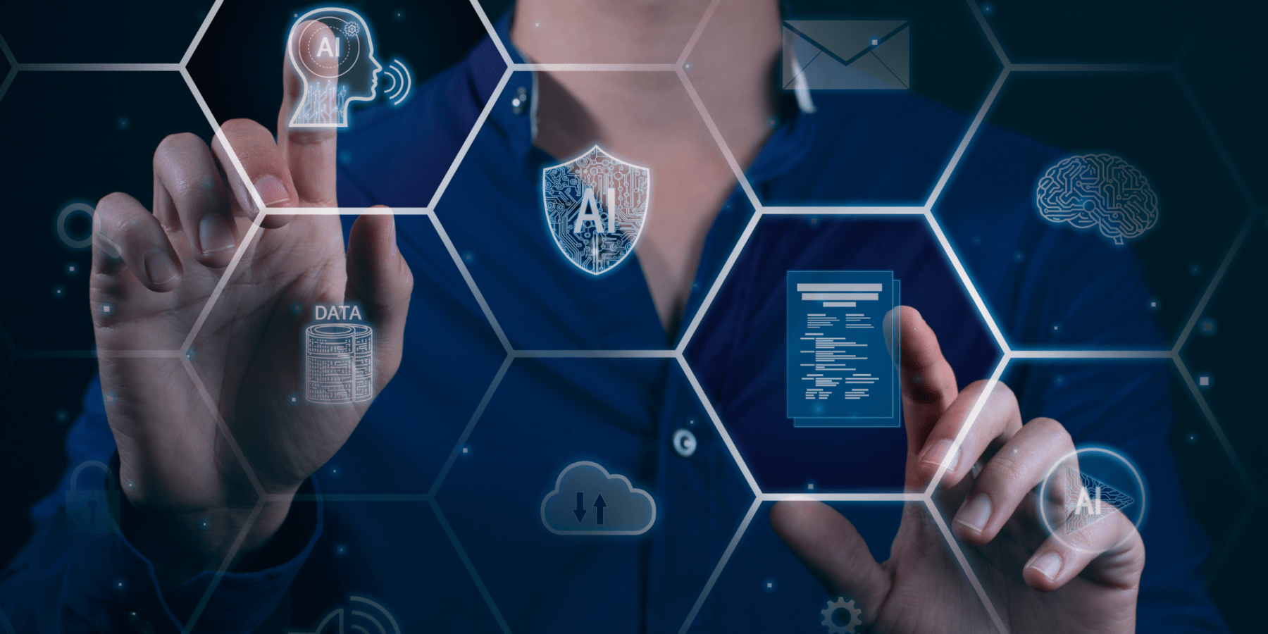 Artificial intelligence ai technologies visible edge